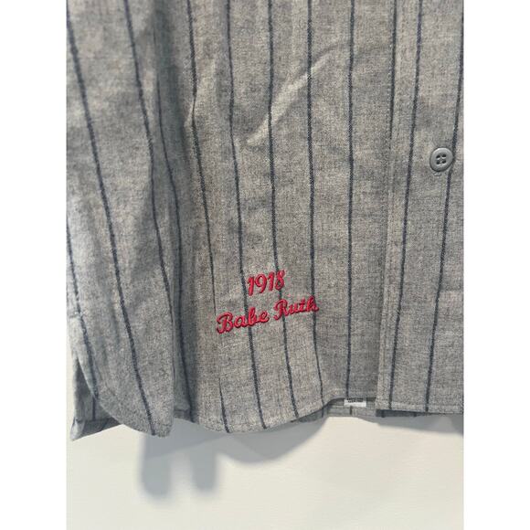 NWT Mitchell & Ness 1918 Babe Ruth Boston Red Sox Jersey 3/4 Sleeve Sz 40 Medium - Picture 3 of 6